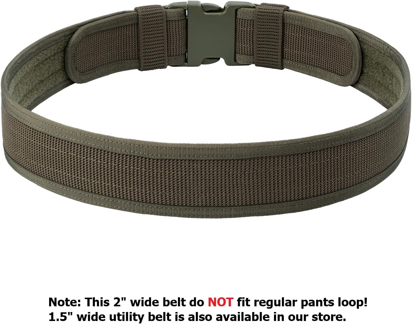 Security EMS EMT Firefighters Work Belt 2" Wide Camping Hiking Utility Tool Belt Airsoft Paintball Gear Holster Belt