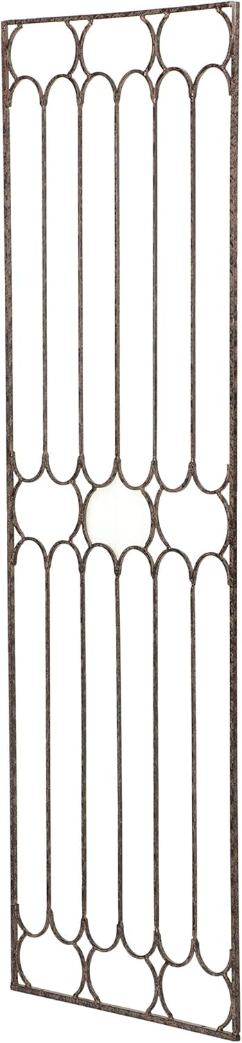 H Potter Garden Trellis for Climbing Plants Large Metal Wall Trellises Tall Vertical Wrought Iron Panels for Home Garden Outdoor Decoration Fence Privacy Screen Outdoors Ivy Rose Clematis