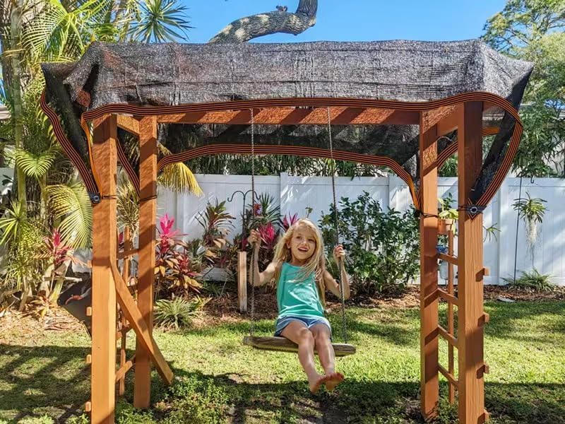 QLOFEI 20'x30' Shade Cloth - for Plants Greenhouse, 70% Sunblock Shade Sails -for Outdoor Garden Pergola Patio Lawn Sun Shade Cloths for Kennel Chicken Coop Easier to Hang Plant Shade Net Cover