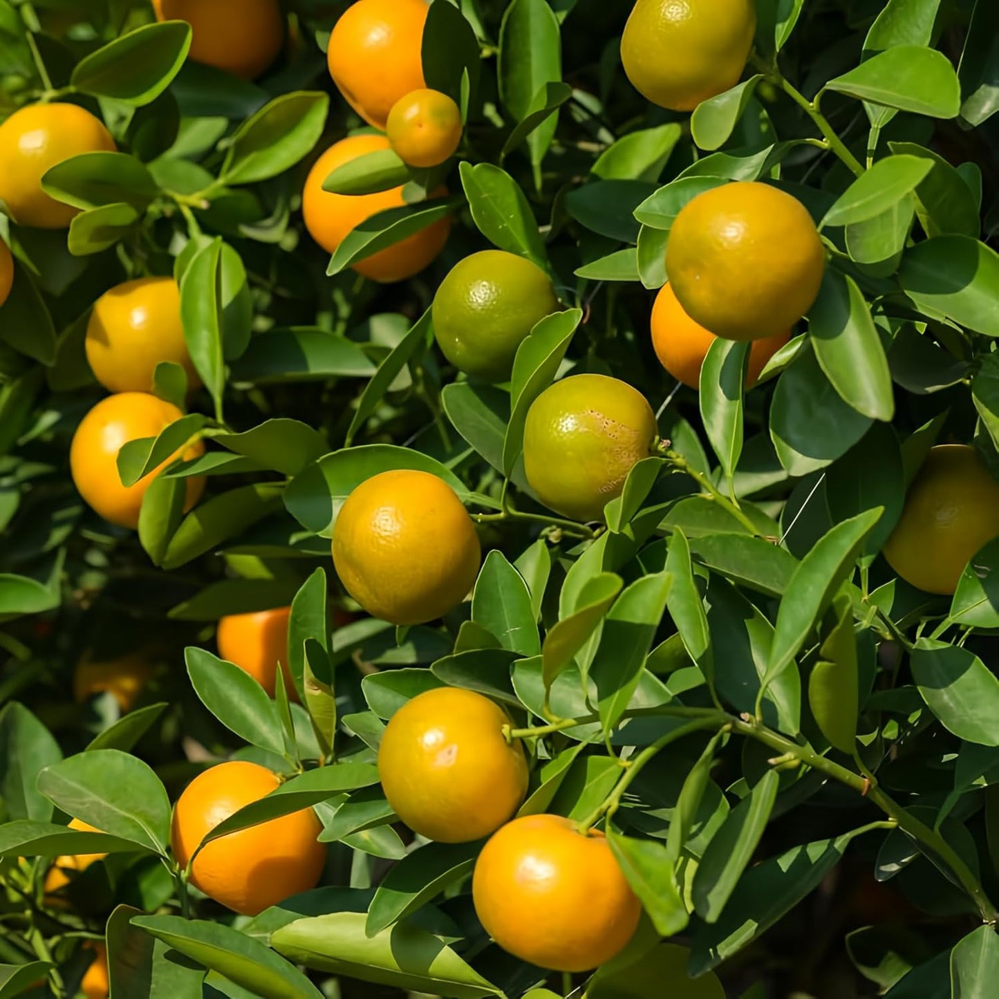 Calamansi Calamondin Tree in Pot, Live Calamansi Fruit Tree Plant, 2 to 3 Feet Tall Calamansi Plant, Calamansi Trees Live Plants, Kalamansi Calamondin Citrus Plant, No Ship to CA