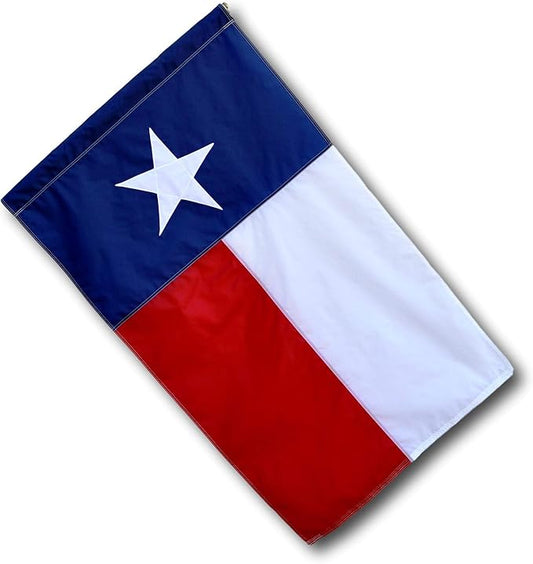 US Flag Factory 3x5 FT Texas State Flag (Sewn Star, Sewn Stripes) (Pole Sleeve) Outdoor SolarMax Nylon - Premium Quality - Made in America (3x5 FT (Pole Sleeve))