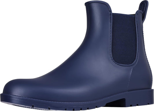 Asgard Women's Ankle Rain Boots Waterproof Chelsea Boots