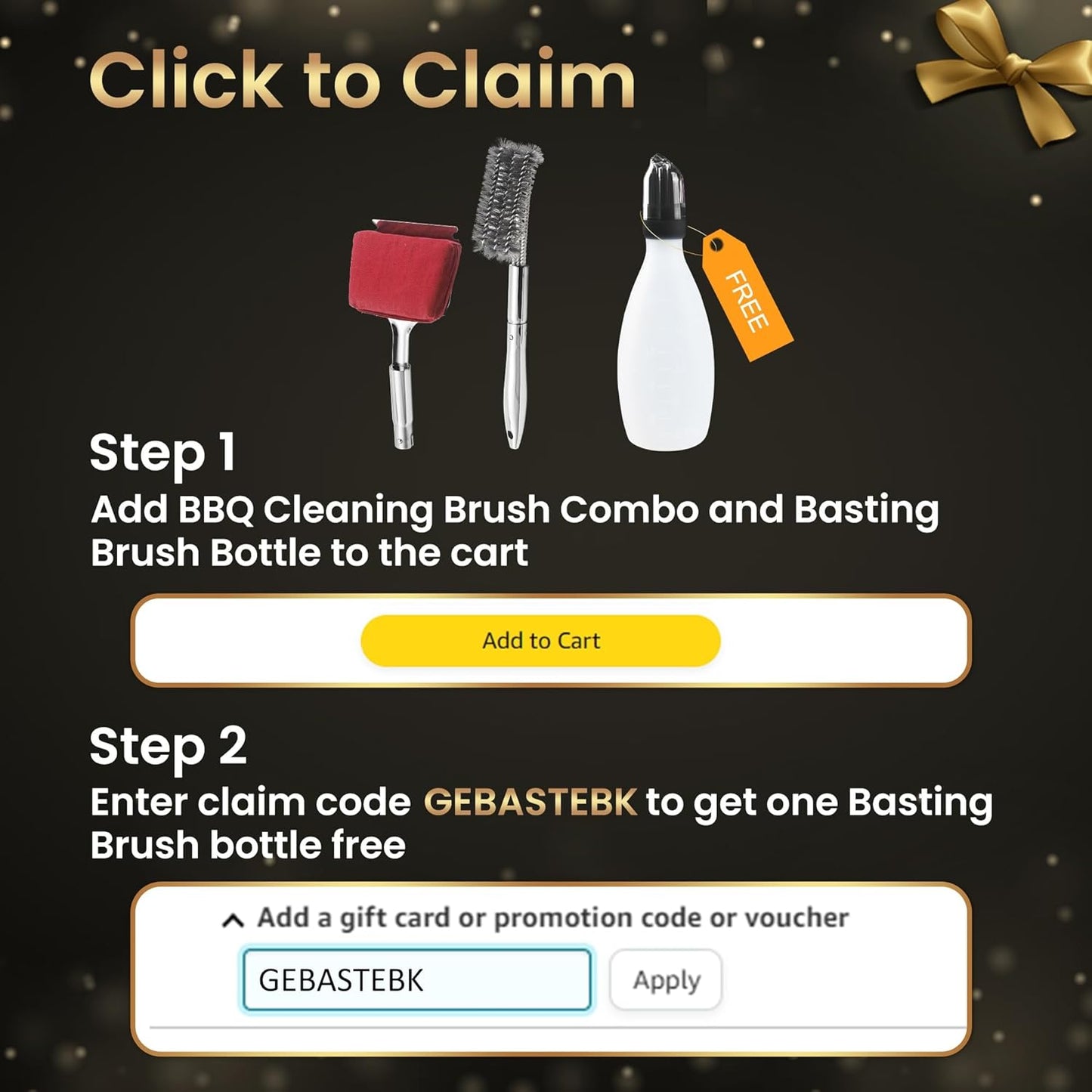 Stainless Steel Grill Brush Cleaning Kit, Grilling Accessories, Interchangeable BBQ Brush & Griddle Scraper with Fire-Resistant Cleaning Sponge, Dishwasher Safe Grill Cleaner, BBQ Accessories