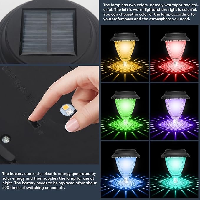 Air Force Garden Flag Stand Holder With Solar Light and American Flag Gift - Lawn Yard Stake for Outdoor Decor