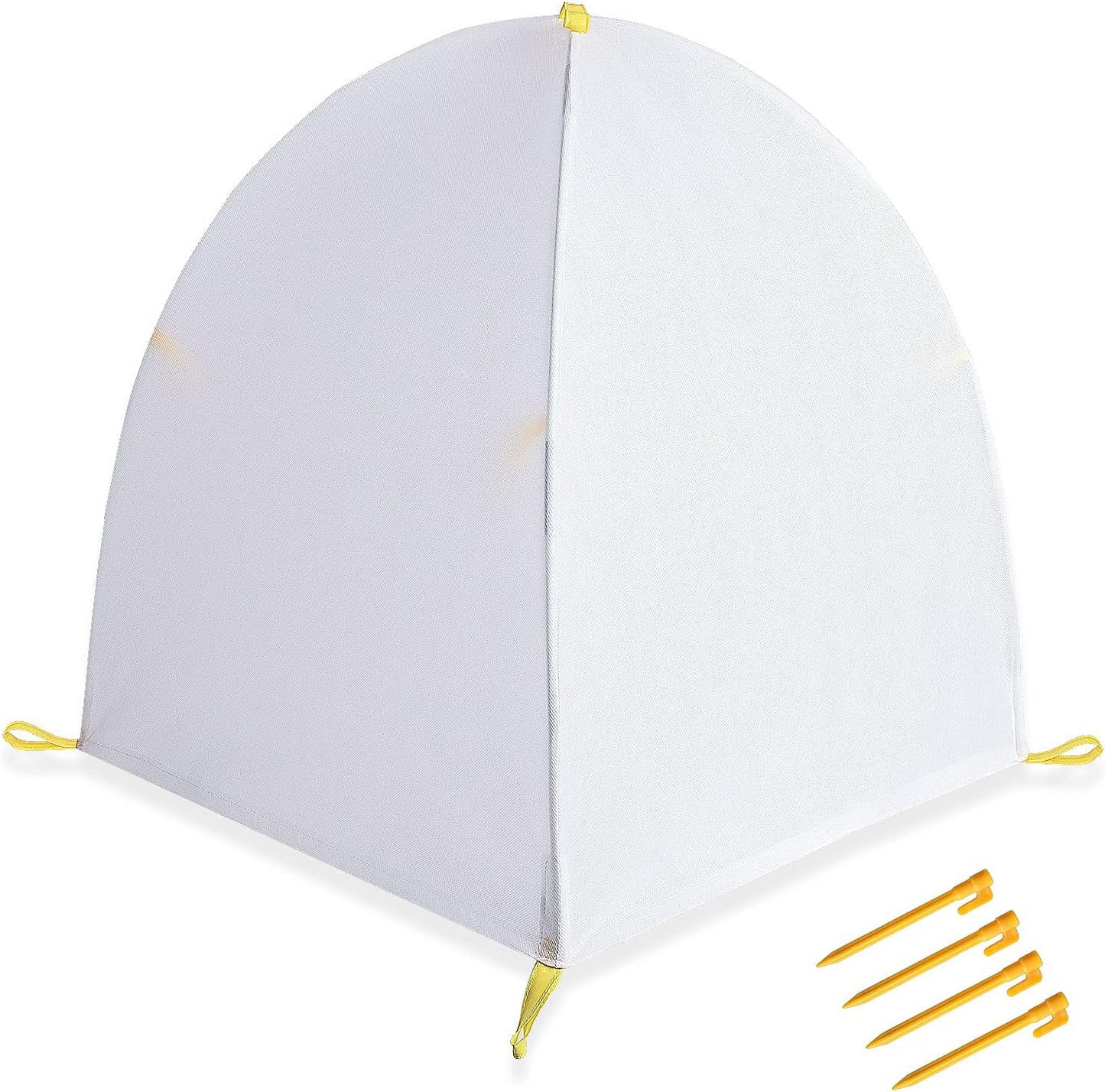 DECOHS 35 x 35 x 39 Inch Warm Plant Protection Tent-Winter Shrub Covers-Winter Snow & Frost Covers Protecting Fruit Tree Potted Plants from Freezing Animals Eating