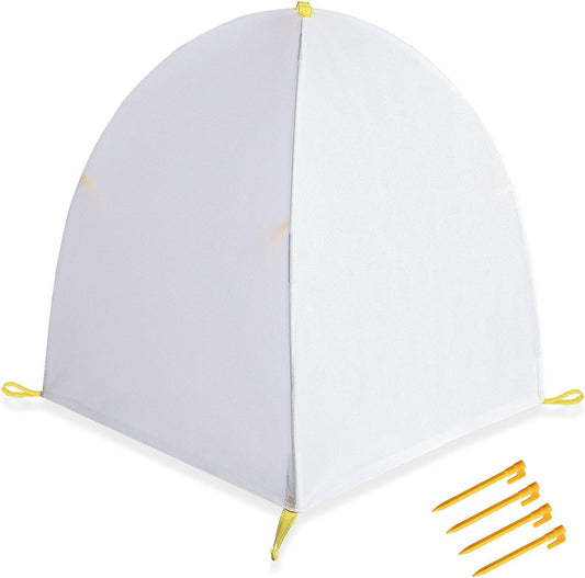 DECOHS 35 x 35 x 39 Inch Warm Plant Protection Tent-Winter Shrub Covers-Winter Snow & Frost Covers Protecting Fruit Tree Potted Plants from Freezing Animals Eating