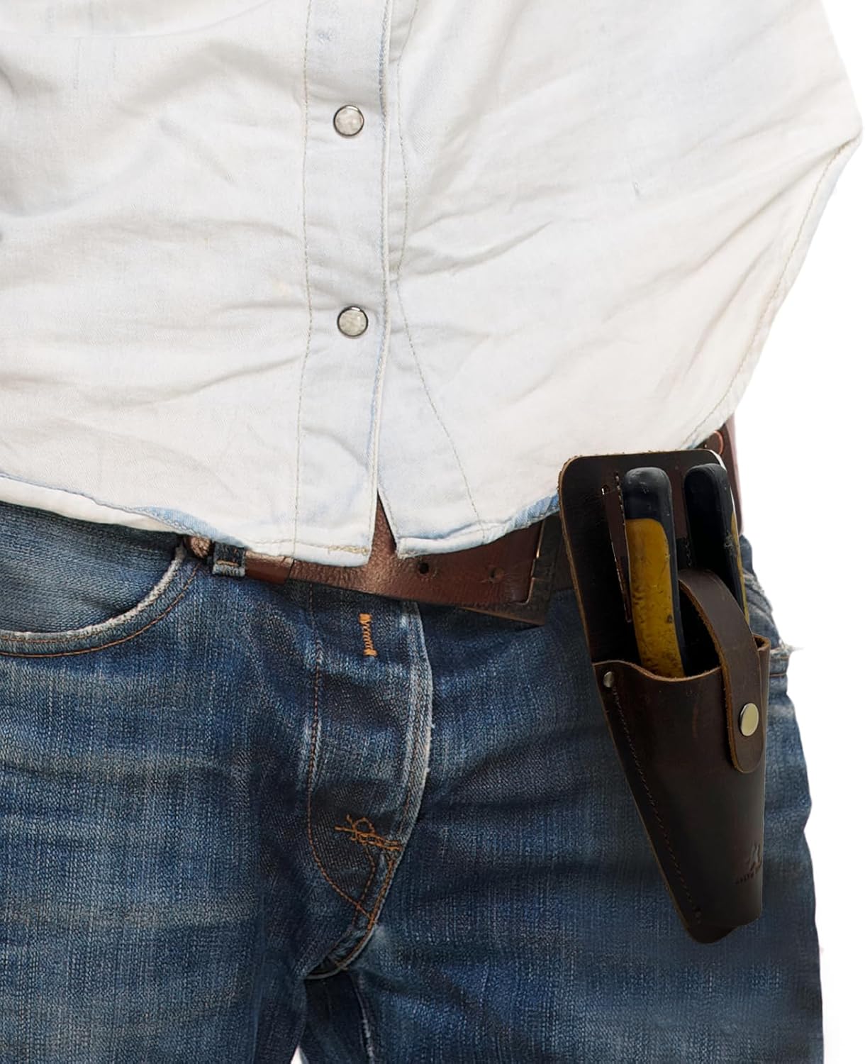 Garden Leather Pruner Sheath,Tool Holster for Gardening Pruning Shears,Durable Scissor Protector Cover