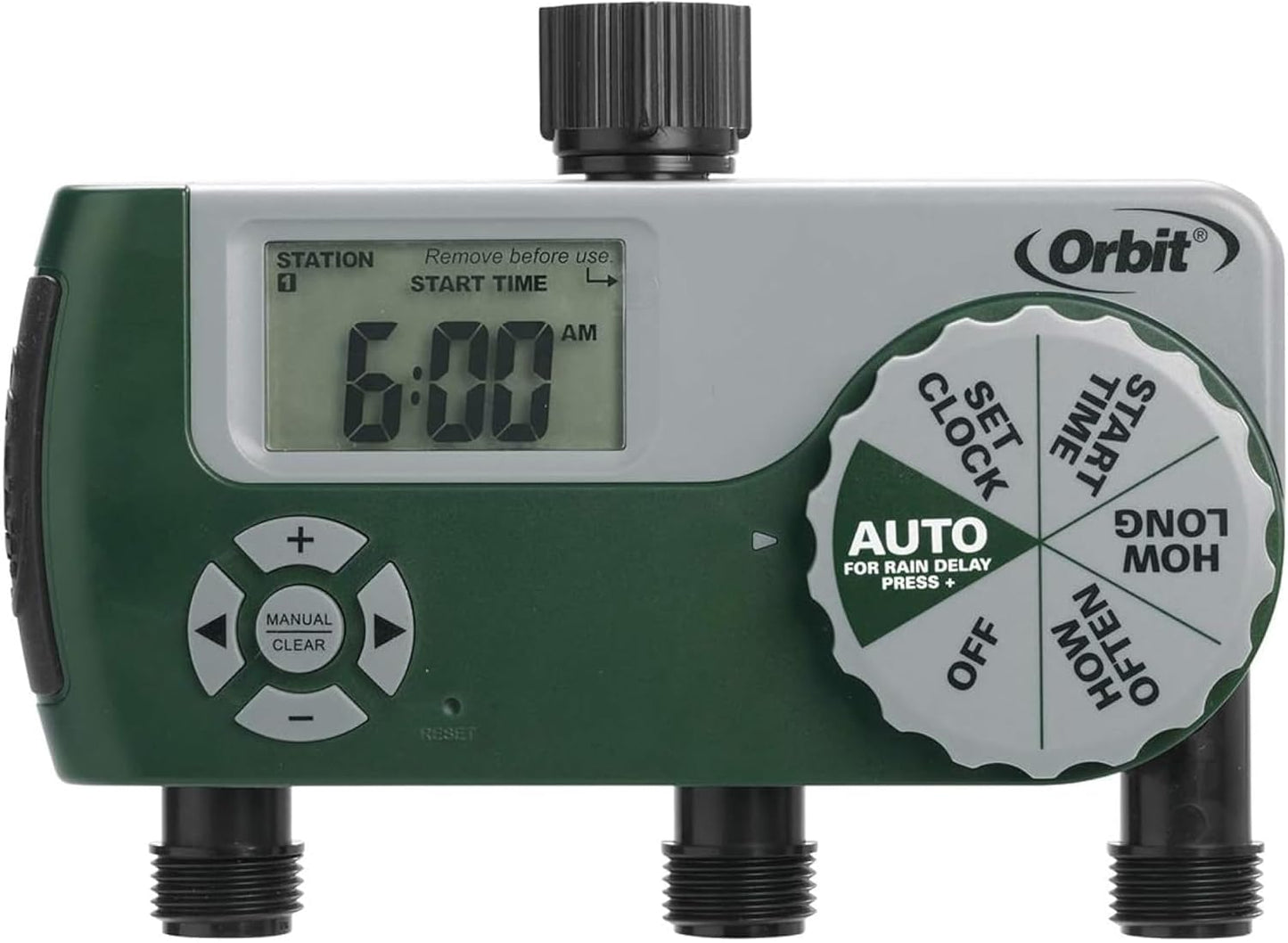 Orbit 56082 3-Outlet Programmable Digital Hose Watering Timer