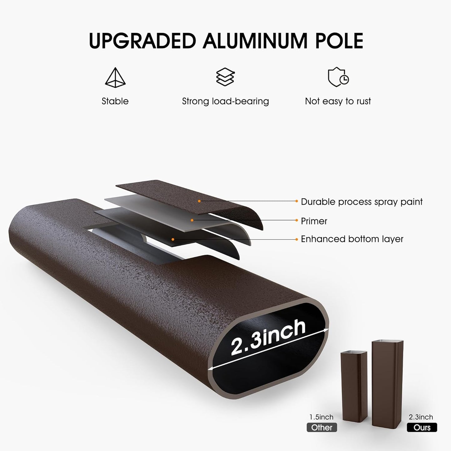 PURPLE LEAF 3-Seat Deluxe Outdoor Patio Porch Swing with Weather Resistant Steel Frame, Adjustable Tilt Canopy, Cushions and Pillow Included, Turquoise Blue