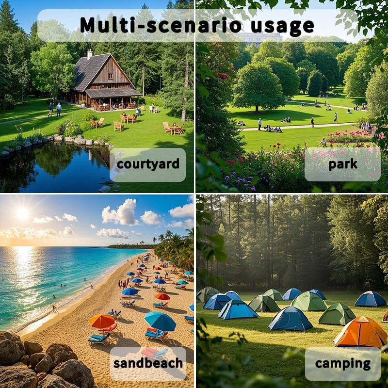 Double Hammock, Heavy Duty Portable, 500 lb Weight Capacity, Perfect for Both Indoors and Outdoors, 2 Person Hammock with Carrying Bag, Coffee