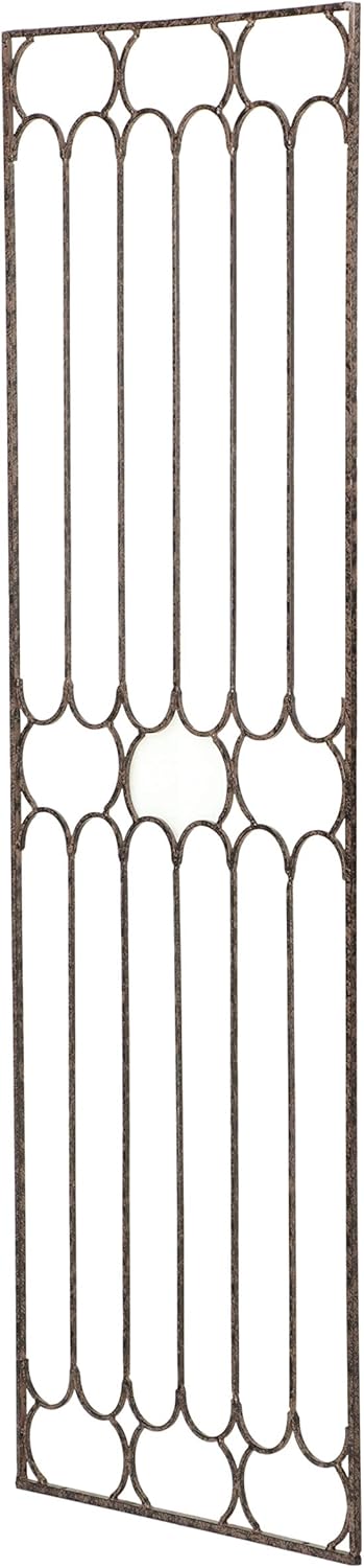 H Potter Garden Trellis for Climbing Plants Large Metal Wall Trellises Tall Vertical Wrought Iron Panels for Home Garden Outdoor Decoration Fence Privacy Screen Outdoors Ivy Rose Clematis