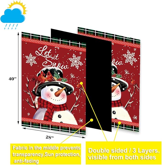 Seasonal Garden Flags Set of 12 Double Sided 28 x 40 Inch Yard Flags, Large House Flags for Outside, Fall Winter Halloween Christmas Outdoor Flags, Holiday Garden Flags for All Seasons