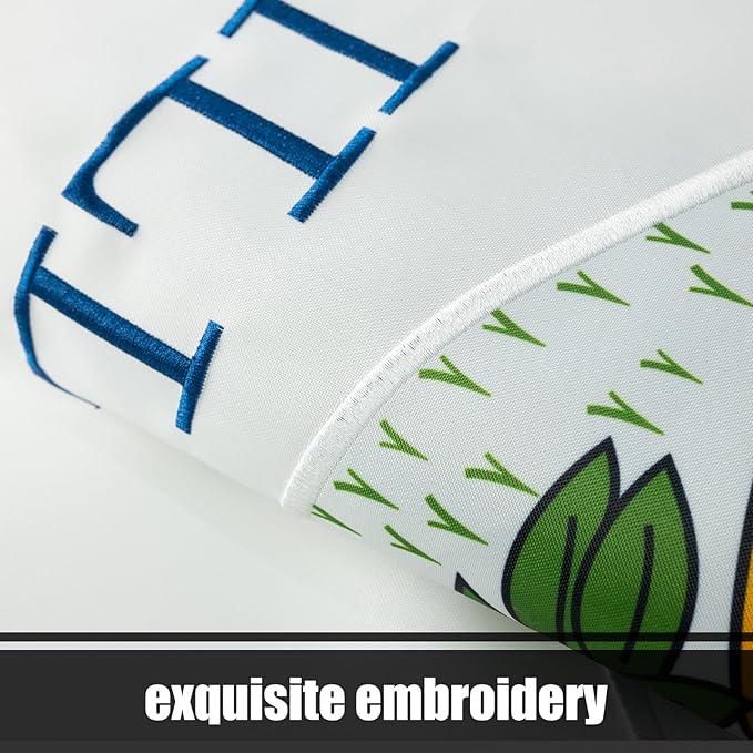 TOPFLAGS Illinois Flag 4x6 Ft IL State Flags Embroidered Heavy Duty for Outdoor with 2 Brass Grommets 4 Stitching Rows Vivid Color Sewn Stripes