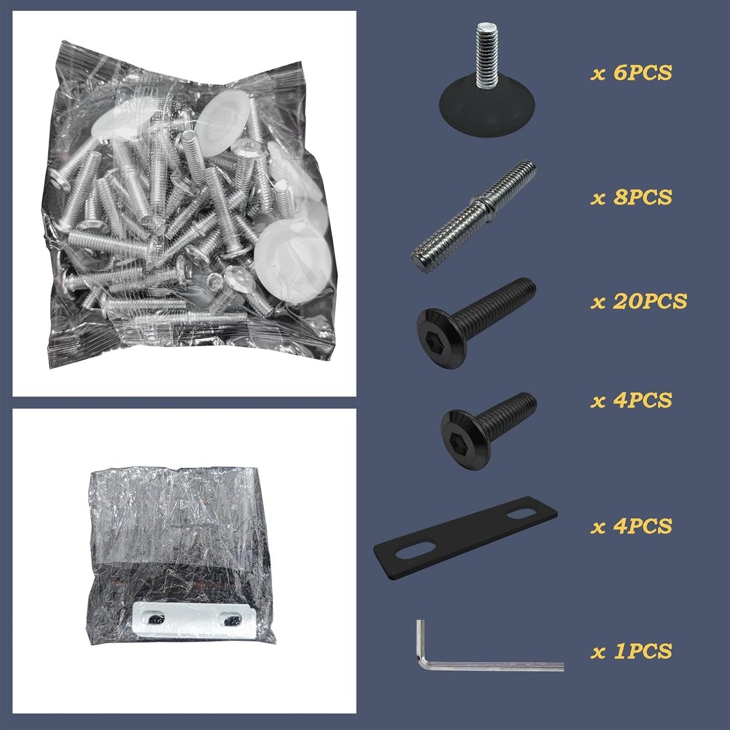 3 Tier 8 Potted Metal Large Plant Stand for Indoor Outdoor Flower Pot Display Planter Shelf, Charcoal Grey