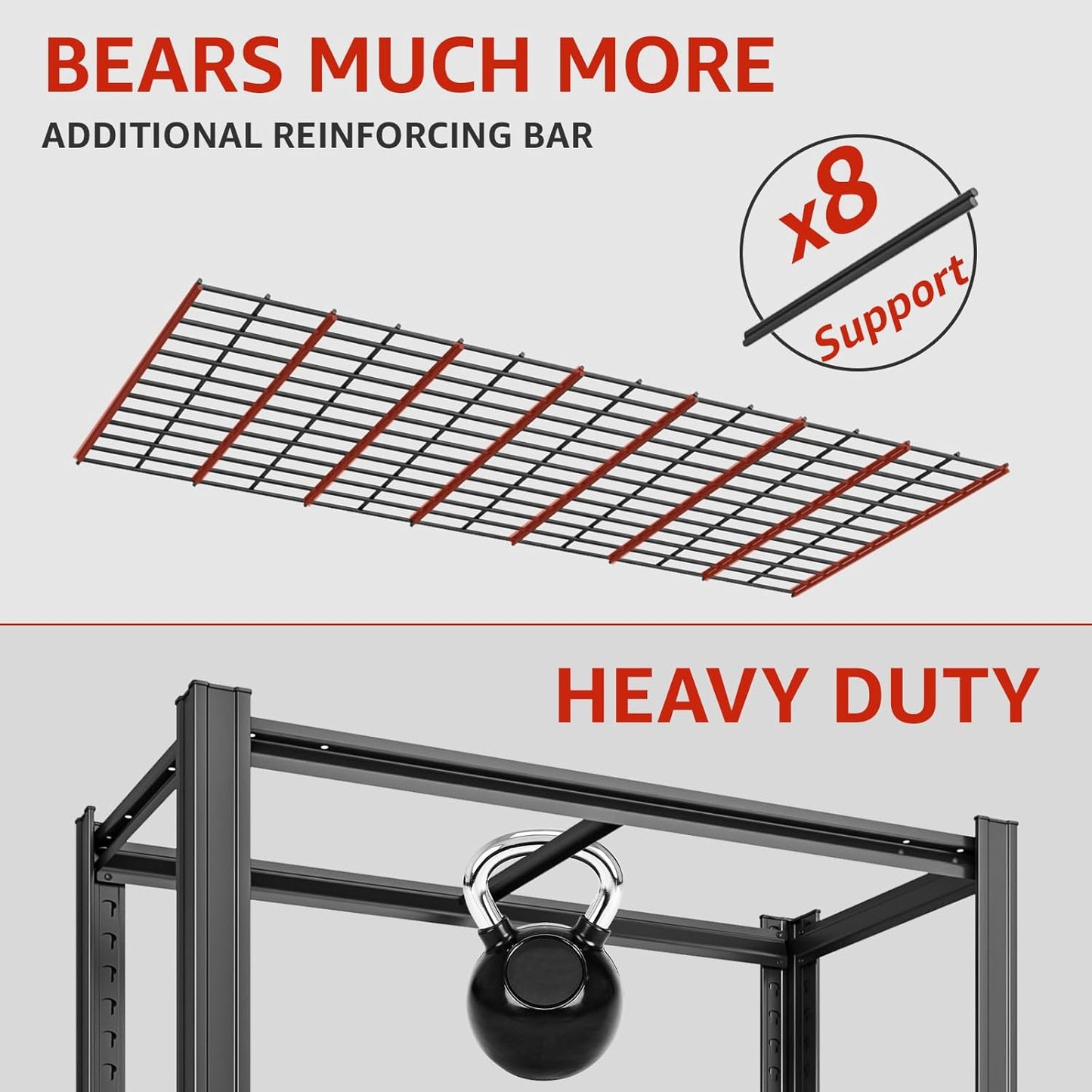 3600LBS 6 Tier Metal Shelving Unit 84" H x 55" W x 24" D, Adjustable Garage Shelves, Heavy Duty Storage Shelves for Warehouse, Basement, Kitchen, Pantry, Living Room, Black