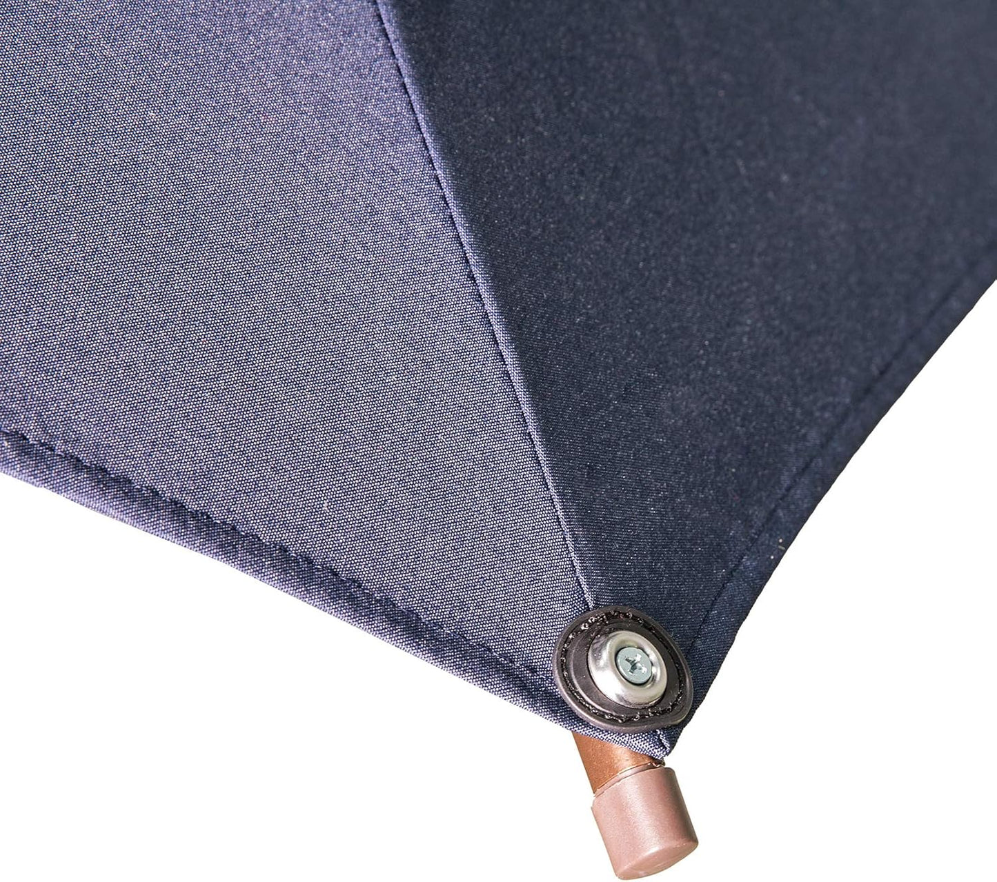 Ogrmar 6.5x10ft Patio Umbrella Rectangular Outdoor Table Umbrella with Crank & Push Button Tilt for Terrace, Backyard, Garden, Courtyard, Swimming Pool, Lawn (Navy Blue)