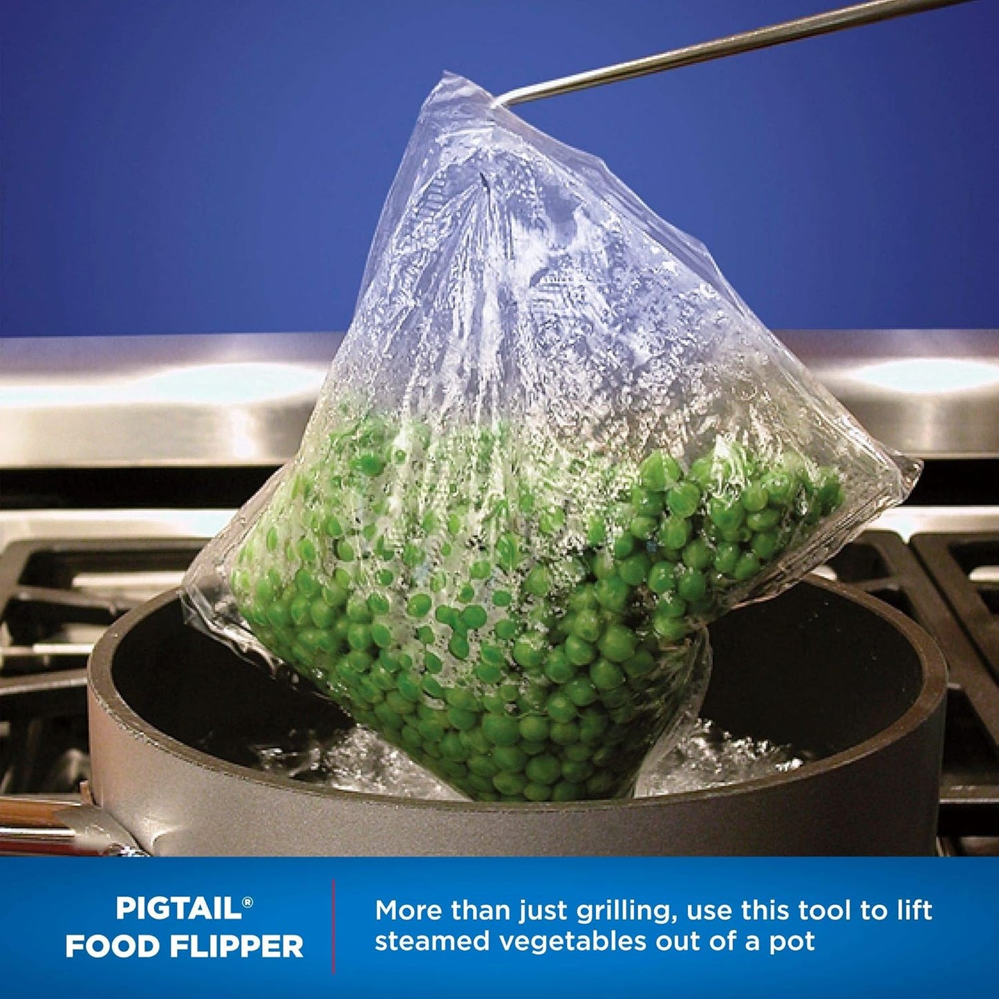 Single 19" PigTail Food Flipper