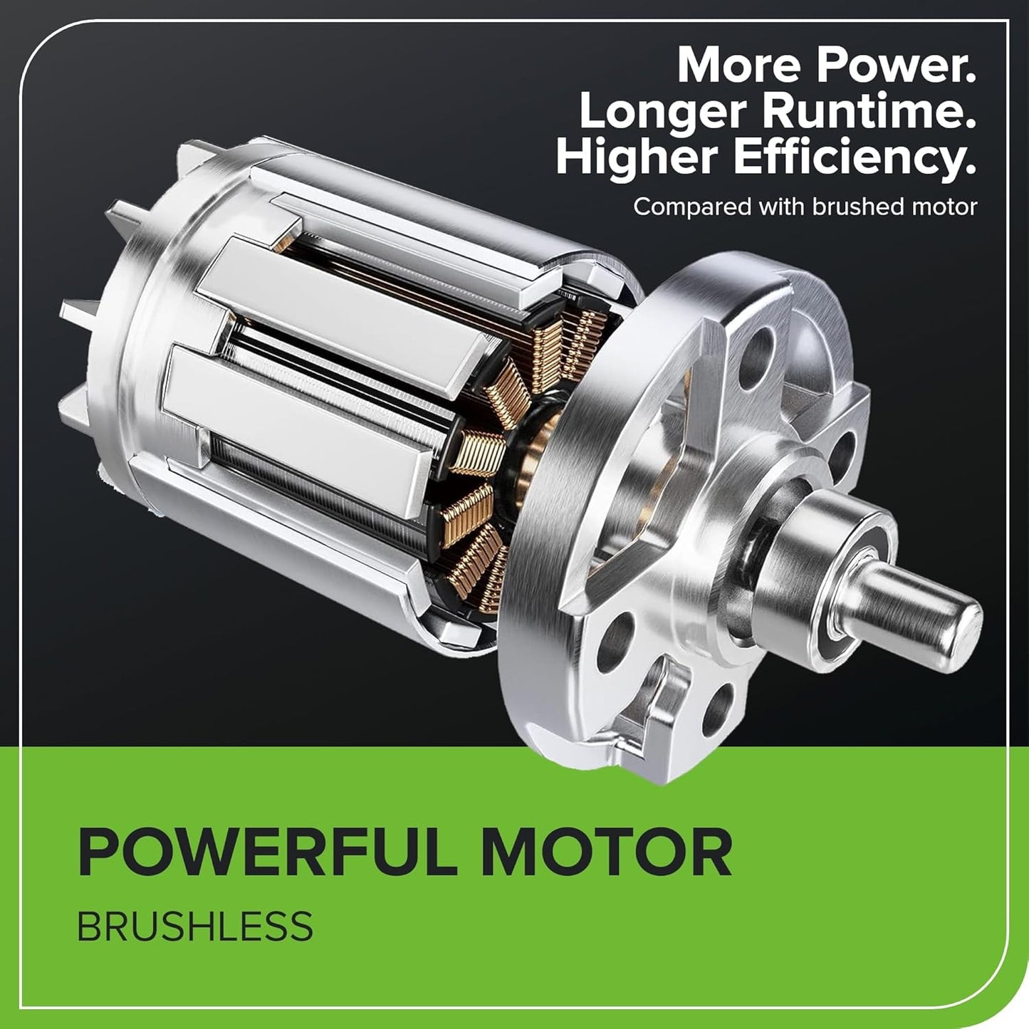 Greenworks 40V (230 MPH / 505 CFM) Cordless Brushless Leaf Blower/Vacuum with Bag, High Power, Lightweight & Quiet for Yard Debris Cleanup, Includes 5.0Ah Battery & Charger