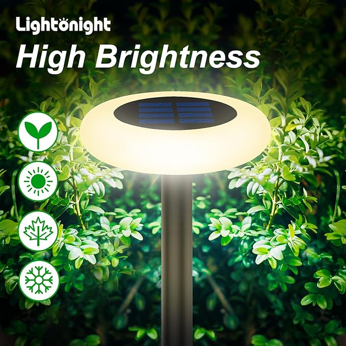 Colorful Solar Colorful Solar Lights Outdoor, Color Changing Solar Lights with Remote, Colorize Pathway Lights Solar Garden Lights for Landscape Walkway Patio Yard Pool