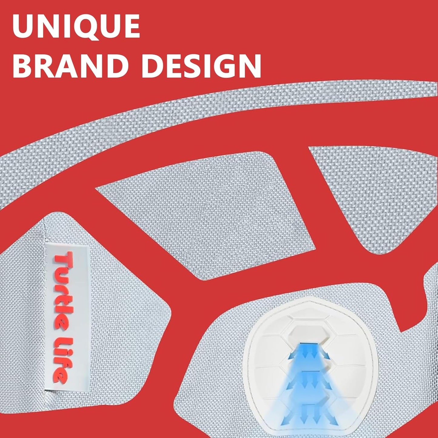 BBQ Grill Cover, 47 Inch Heavy Duty Waterproof Barbecue Gas Grill Covers for Flat Top Griddle, Anti-Fading Cover for Gas Grill, Gray