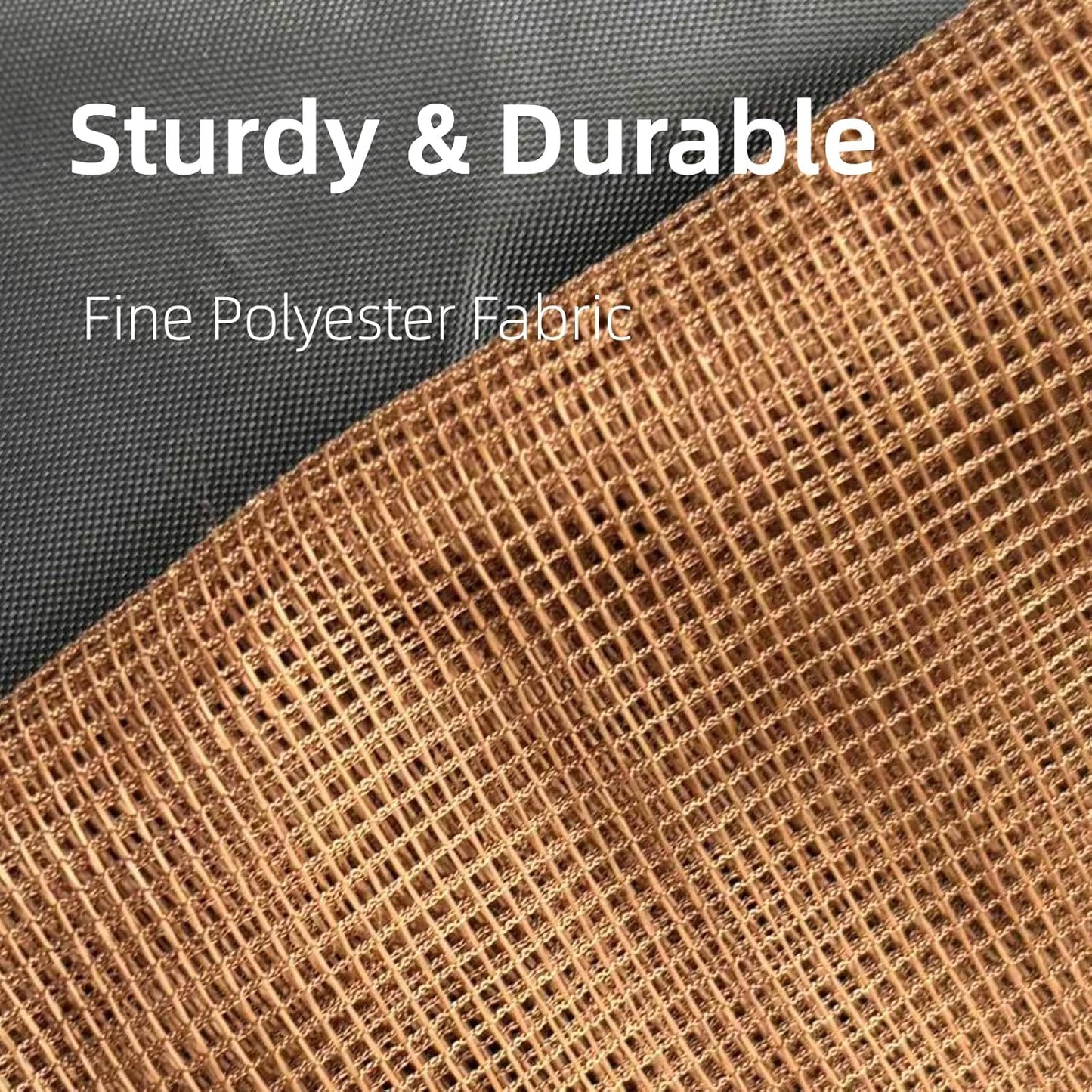 Replacement Gazebo Mosquito Netting 10' x 10',Universal Netting for Canopy Tent,4-Panel with Zipper for Outdoor Patio,Backyard (Mosquito Net Only,Brown)