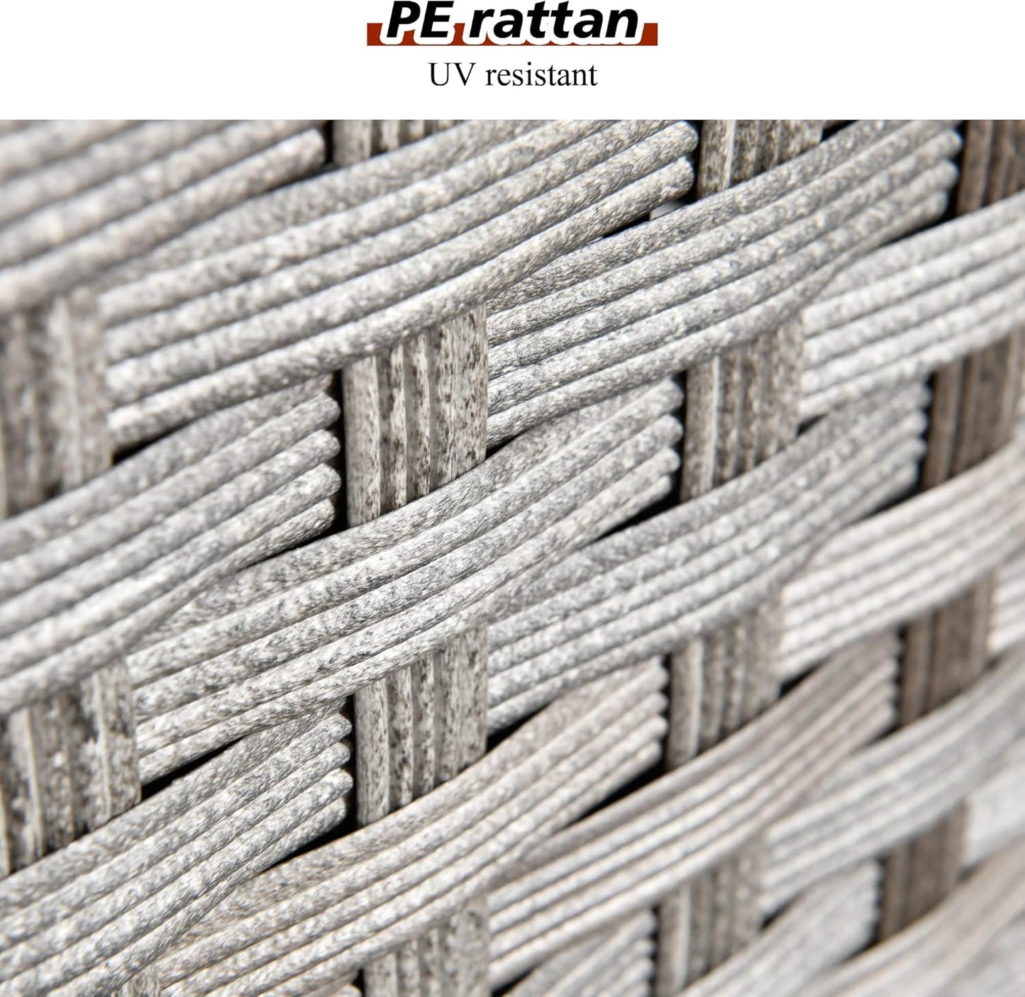 HOOOWOOO 10 Piece Modular Patio Outdoor Sectional Furniture Set with Gas Propane Fire Pit Table,Wicker Conversation Sofa Set with Swivel Chairs,Outside Couch Set(Orange Red)