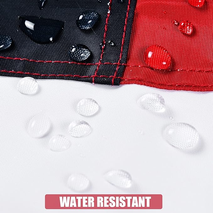 American Flag 3x5 Ft, Outdoor Premium US Flags, Heavy Duty Durable, 420D Oxford Nylon, Embroidered Stars, Brass Grommets