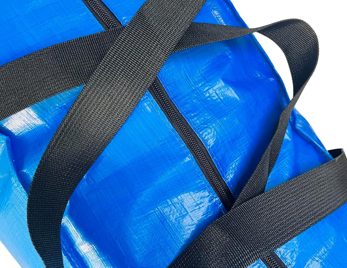 Extra Large Storage Bags, Jumbo Moving Tent Storage Bags, Foldable Big Turquoise XXL Duffle Bag for Travel, 56x27x15inch - 1PACK