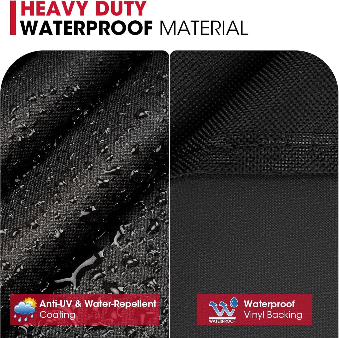 Unicook 70 Inch Griddle Grill Cover for Blackstone 36 Inch ProSeries, Heavy Duty Waterproof Large Flat Top Grill Cover with Sealed Seam, Compare to Blackstone 5005, 5482, Black