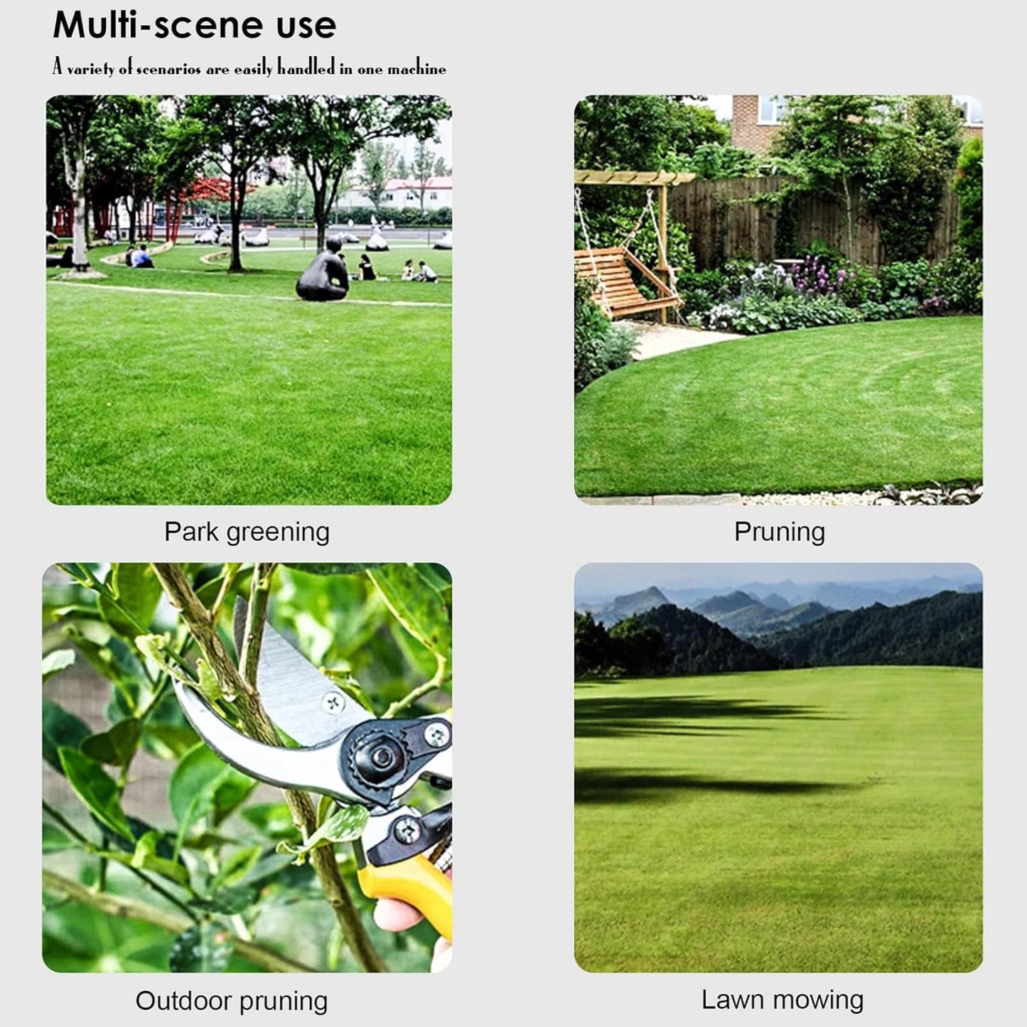 Gas Weed Eater, 52CC 2-Stroke Weed Wacker Gas Powered, 2 in 1 Multi-Functional String/Grass Trimmer, Brush Cutter for Gardening Shipping from USA Fast Arrival