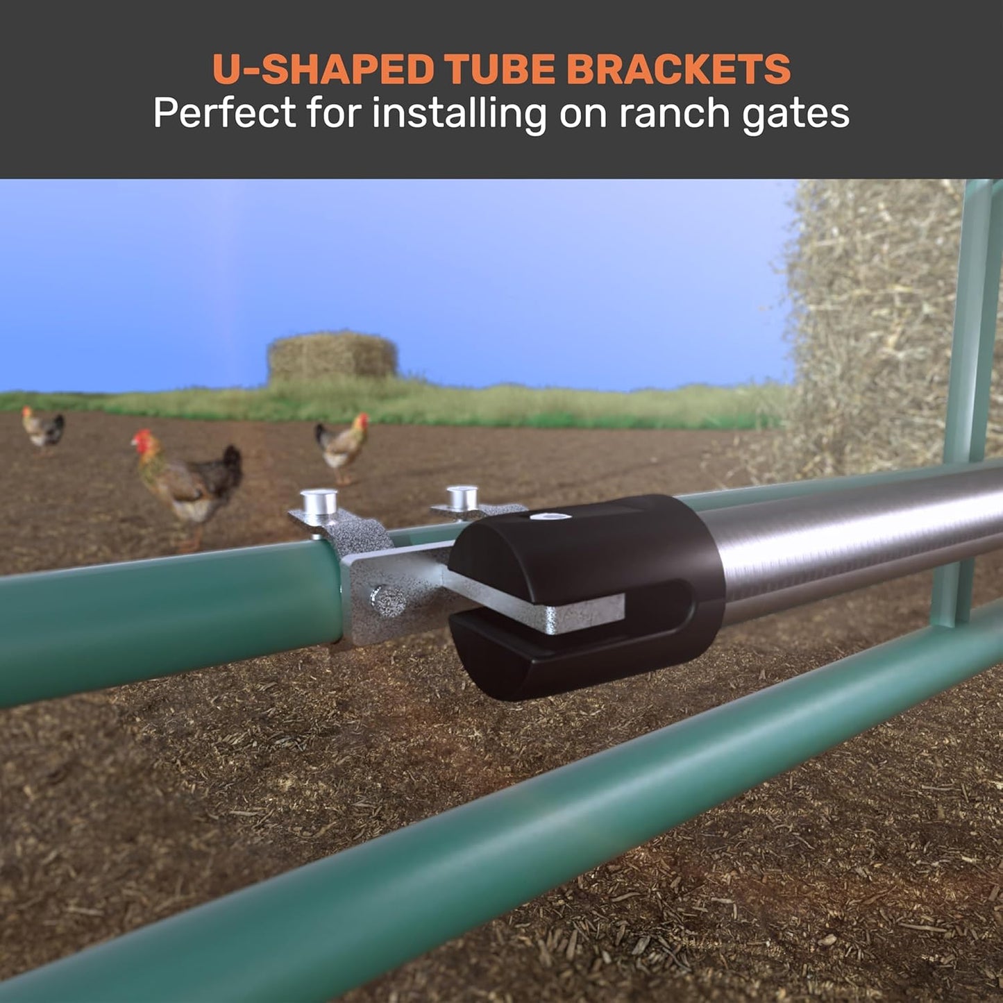 TMT Beagle Dual Automatic Gate Openers Up to 16ft and 800lb Heavy Duty Swing Gate, Gate Opener with Remote Control Kit, Electric Gate Opener for Driveway with Powerful Motor (APP Compatible)