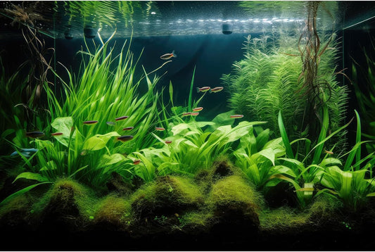 Aquarium Background Diverse Aquatic Plants Seagrasses Terrarium Background Redwood Root Lush Green Underwater Plants Tropical Style Fish Tank Background Under The Sea Aquarium Backdrop Vinyl 48x18in
