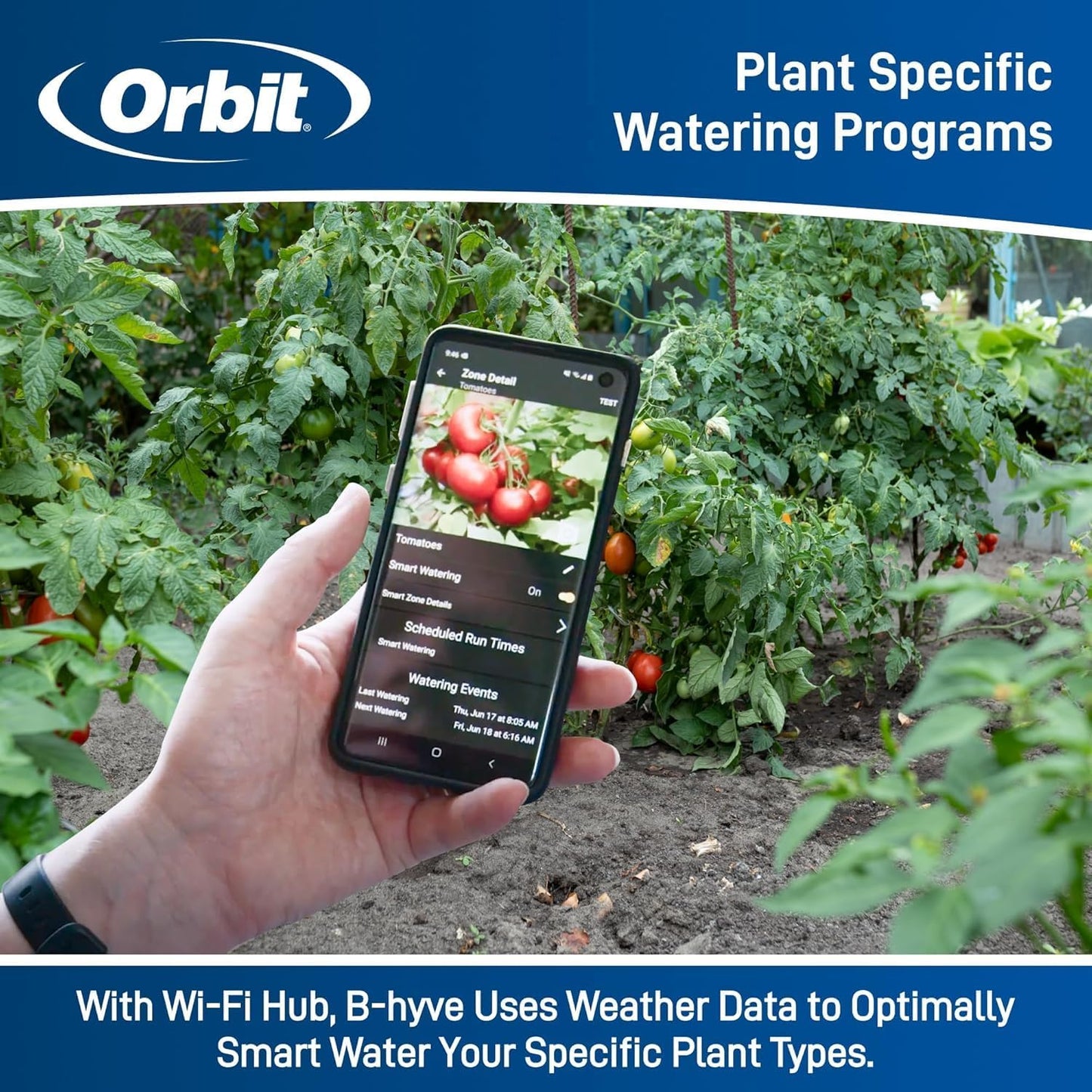 Orbit 24637 B-hyve XD 2-Port Smart Hose Watering Timer with Wi-Fi Hub