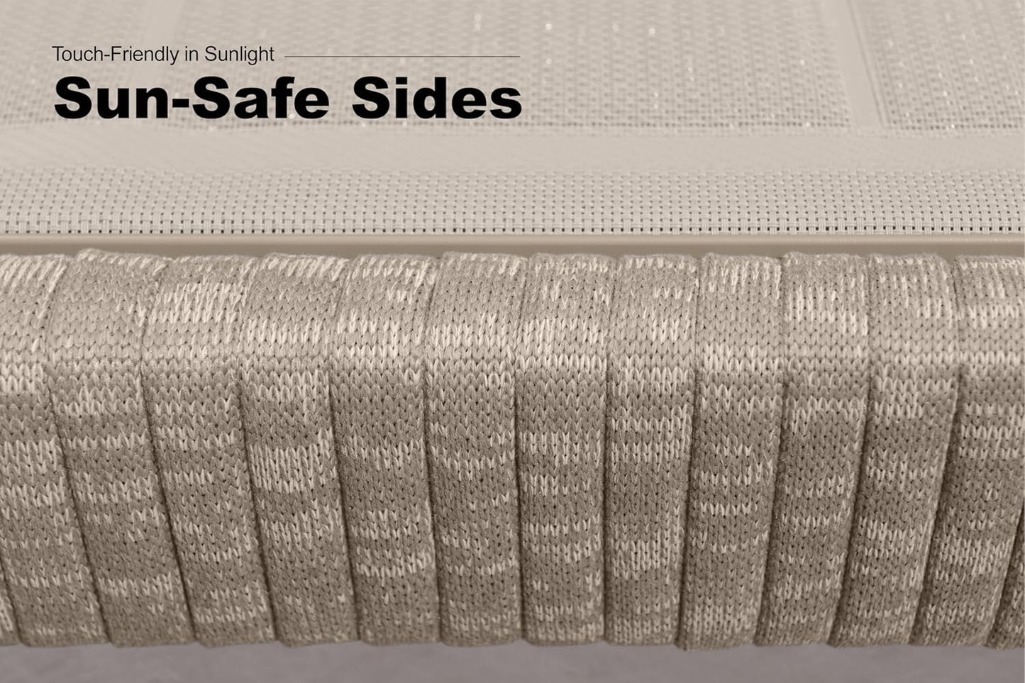 PURPLE LEAF Patio Chaise Lounge Chairs with Armrests Aluminum Reclining Layout Lounges for Outdoor Poolside Nurture Shale