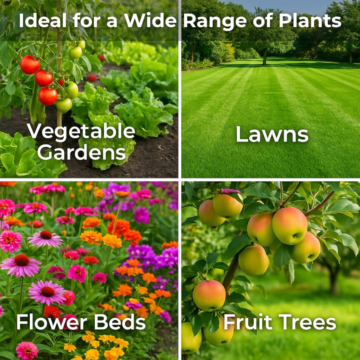 Gypsum for Soil - Calcium for Plants - Gypsum Fertilizer for Gardening, Lawn & Vegetables - Calcium for Garden (4 qts. - 8 lbs.)