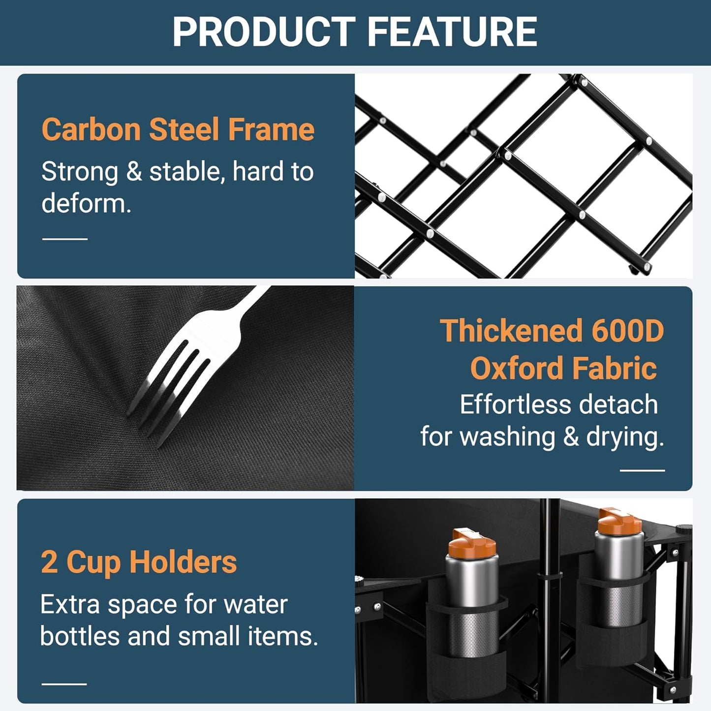 Favoyard Extra Large Collapsible Wagon Carts Foldable 360LBS Heavy Duty Beach Wagons with Big Wheels & Brakes Portable Folding Cart for Shopping Grocery Utility Sports Garden Camping Outdoor