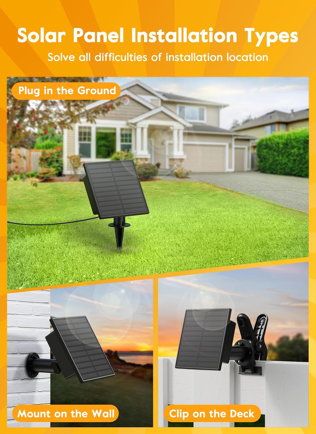 Brightown Solar String Lights Outdoor - 38FT Patio With Remote, 16 Shatterproof LED Bulbs, 3 Light Modes, Waterproof Hanging Solar for Outside Backyard Party Decor