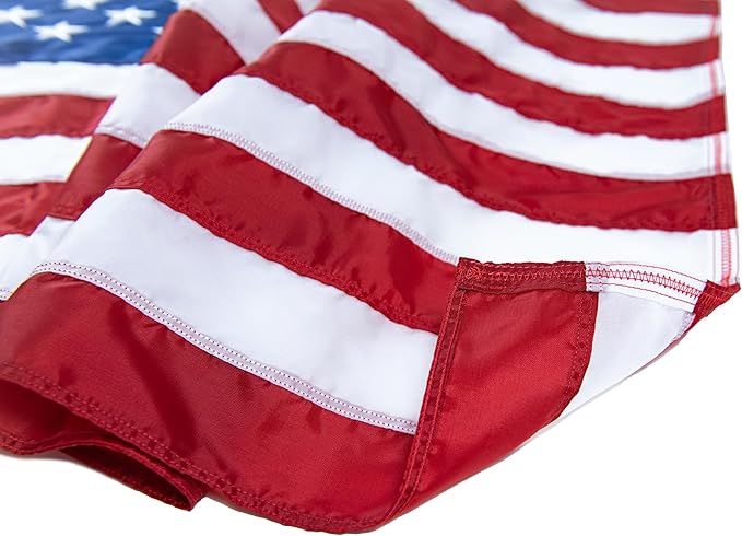 4’ x 6’ Elizabeth Ross American Flag with Embroidered Stars