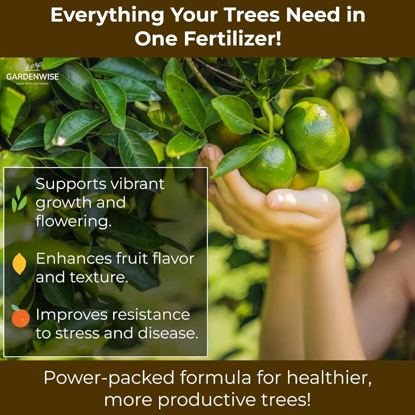 Professional Citrus Fertilizer + Vital Micronutrients; Perfect Balanced NPK for All Citrus; for Indoor and Outdoor Plants; Orange, Lime, Avocado and Lemon Tree Fertilizer (5 QUARTS)