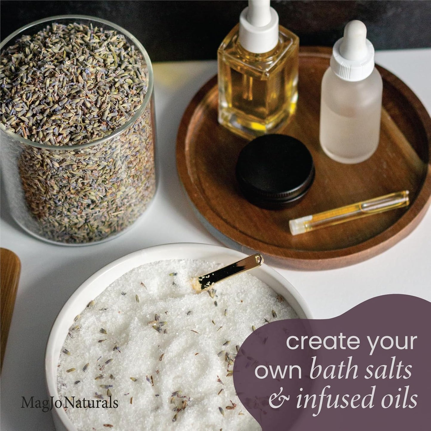 MagJo Naturals European Lavender Flowers (Extra Grade) - 100% Raw from Europe - 2 pounds