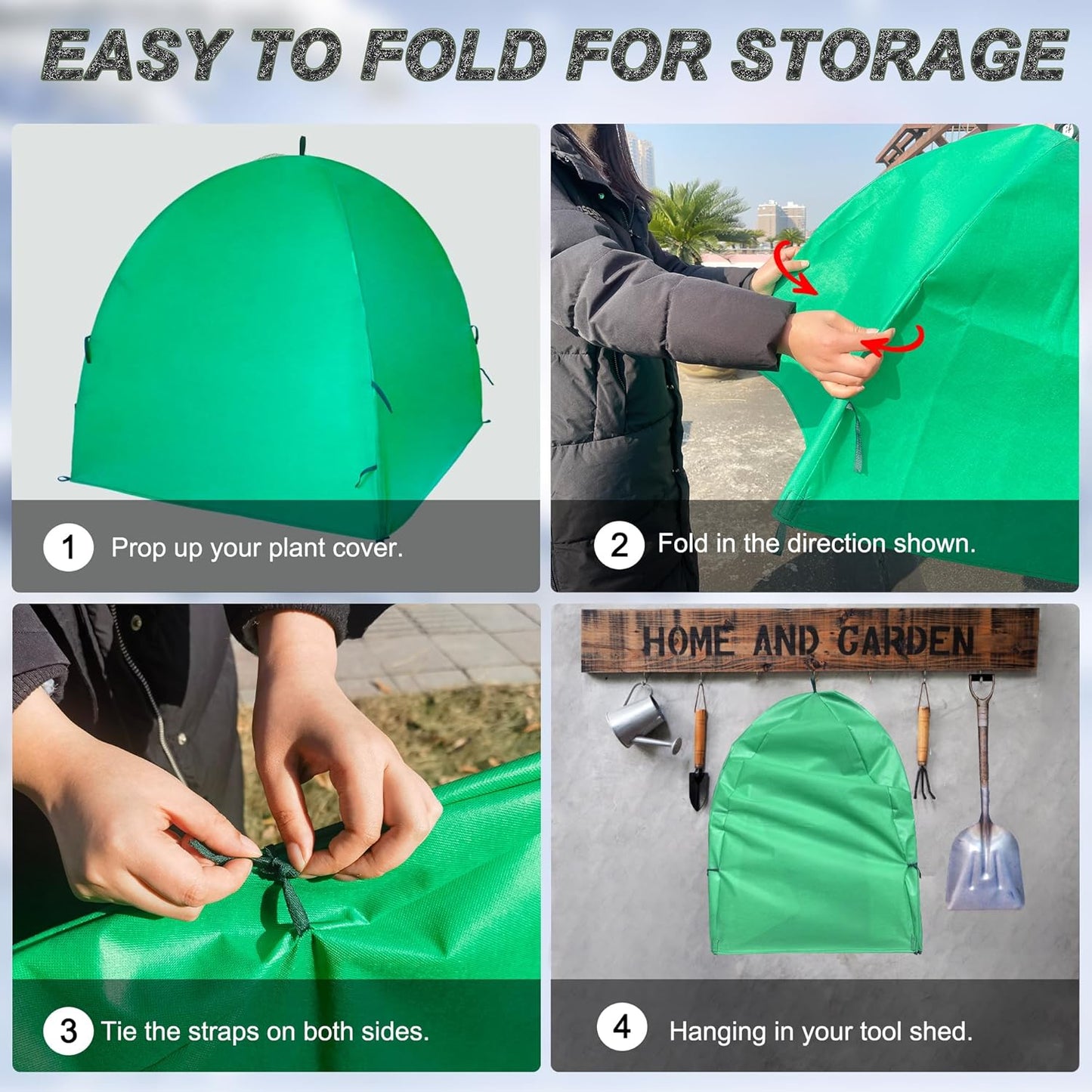 29″*29″*31″ Winter Plant Warm Covers - Raised Bed Cover, Garden Row Accelerator, Warm Tent Freeze Protection Humidity Domes for Germination, Seedling Propagation Protecting Plants from Animals 2 PCS