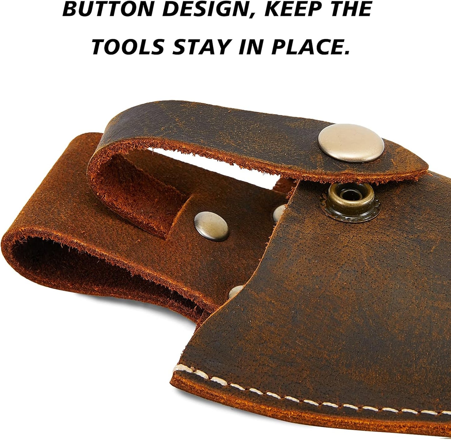 Plier Holder for Belt, Durable Leather Sheath Pouch Holder Gardening Tools Holster Belt Case for Garden Pruning Pliers Shears Scissors or Knife,Tools Gifts for Men Dad Husband Boyfriend