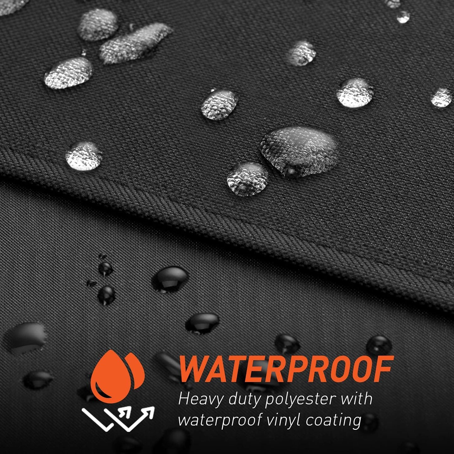 Small Grill Cover for Outdoor Grill 32 Inch, Heavy Duty Waterproof 2 Burner Gas BBQ Cover Compatible with Weber Spirit Charbroil Nexgrill with Collapsed Side Tables