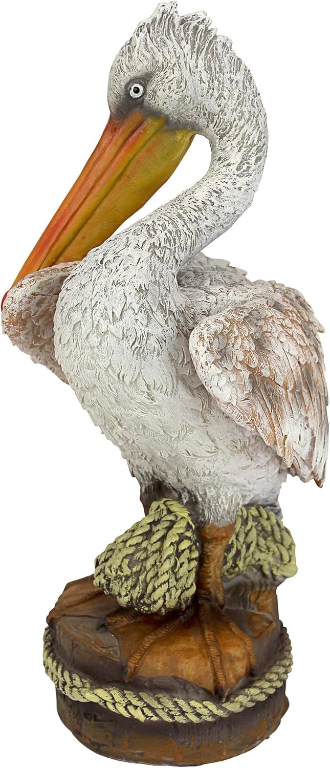 Design Toscano Ocean Side PIER 51 Pelican Statue