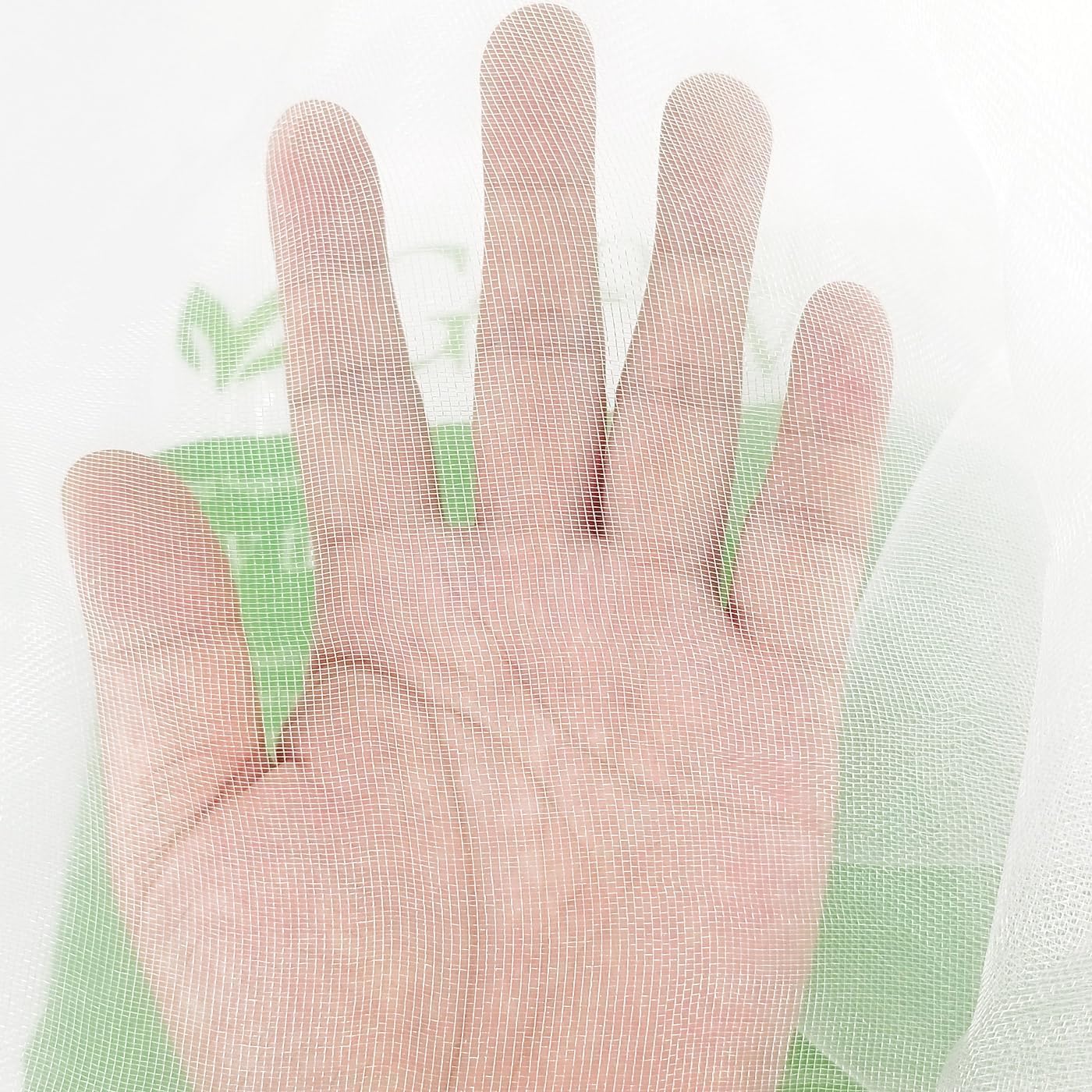 8x30Ft Mosquito Bug Insect Bird Fine Mesh Net Barrier Hunting Blind Garden Screen Netting for Protect Your Plant Fruits Flower