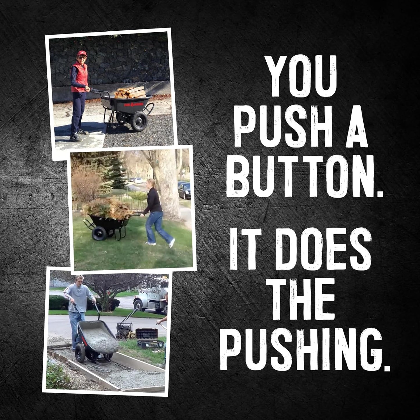 Electric Powered Utility Cart 350 LBS Capacity with Metal Mesh Deck Collapsible/Removable Sides 8 Hour Battery Life