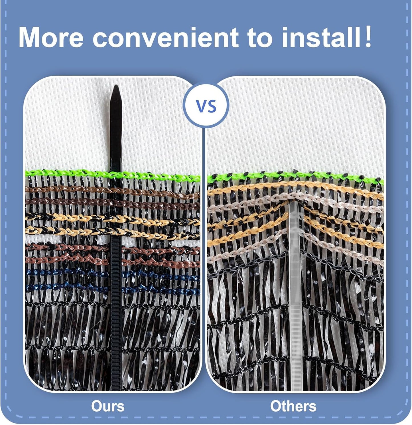 LOVE STORY 10x20FT 55% Black Shade Cloth Sun Shade Net UV Resistant Mesh Tarp Plant Cover Sunblock Net for Garden,Greenhouse,Vegetables,Flowers