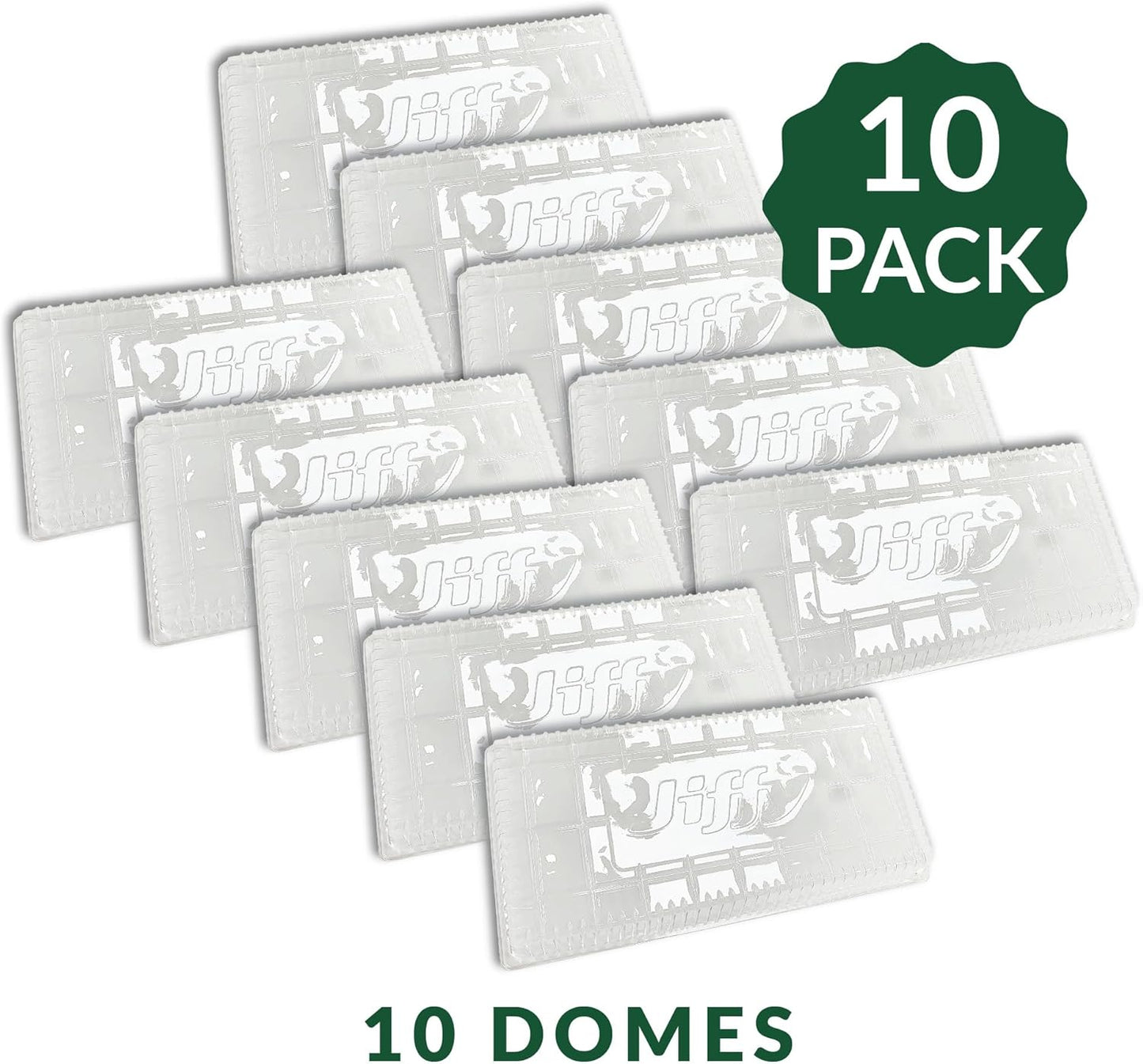 Jiffy Seed Starting Dome Clear Humidity GRO-Dome, 11 in. x 22 in. - 10 Domes