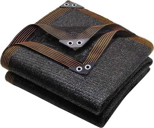 winemana 40% Black Shade Cloth, 3.3 x 13.3 FT Mesh Tarp for Garden Greenhouse Patio, Plants Heat Protection, Outdoor Sun Shade Cover, Resistant Netting Screen with Grommets for Growing Chicken Coop