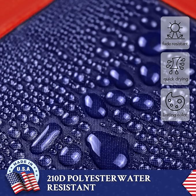 Christian Flag 5x8 Outdoor Embroidered,Heavy Duty Nylon,Sewn Stripes, Stronger Brass Grommets,Christianity Easter Day,Jesus Flags Flags Perfect for Outside